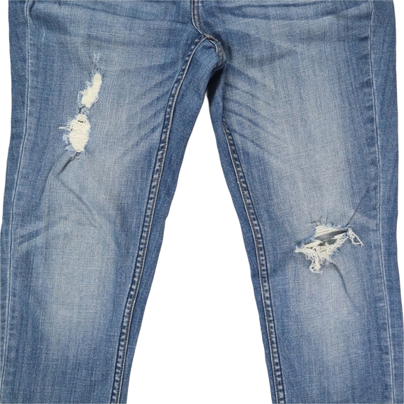 Vigoss Women's The Chelsea Skinny Blue Jeans Distressed Size 28  Blue - Picture 5 of 12